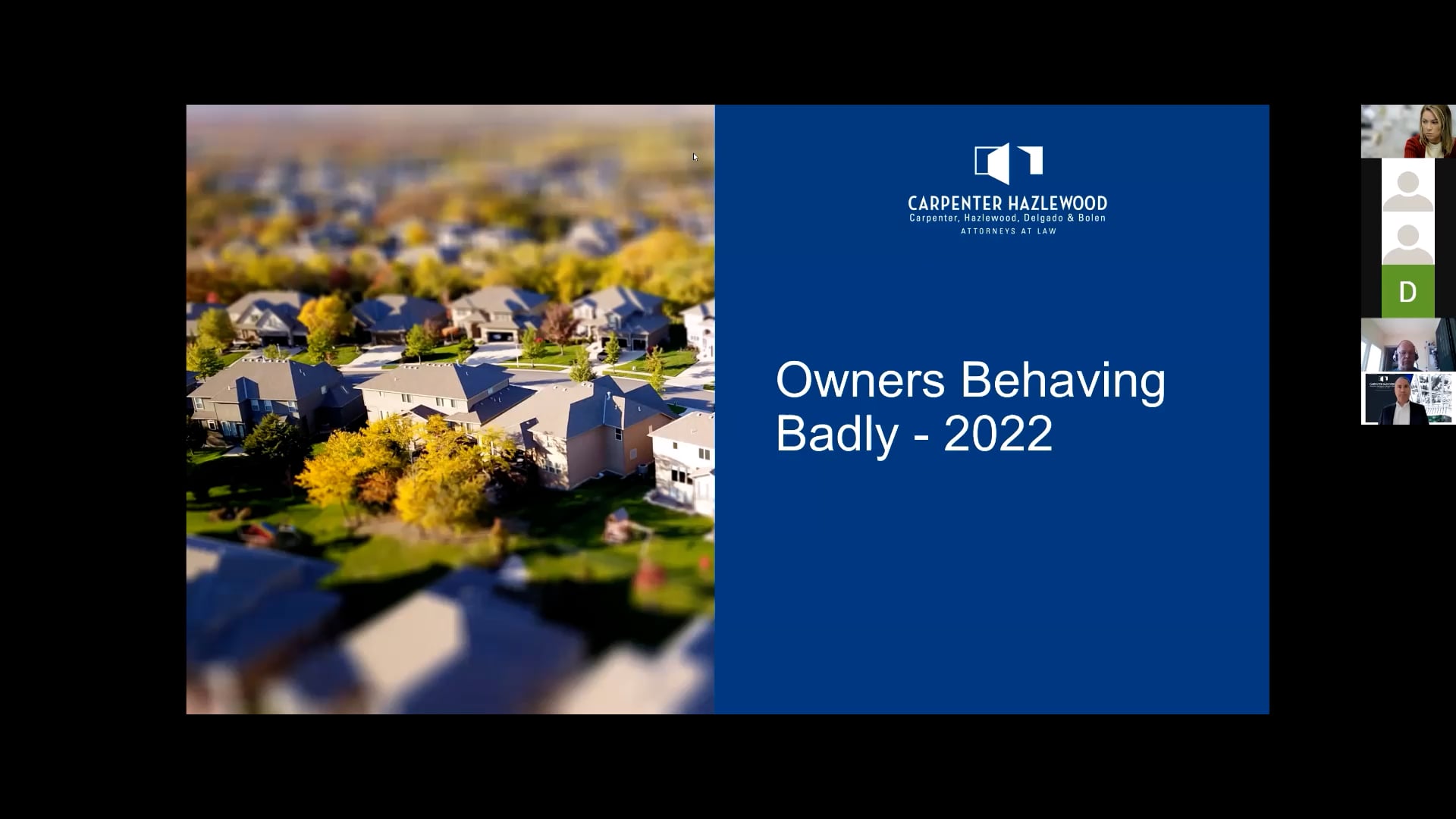 Owners Behaving Badly