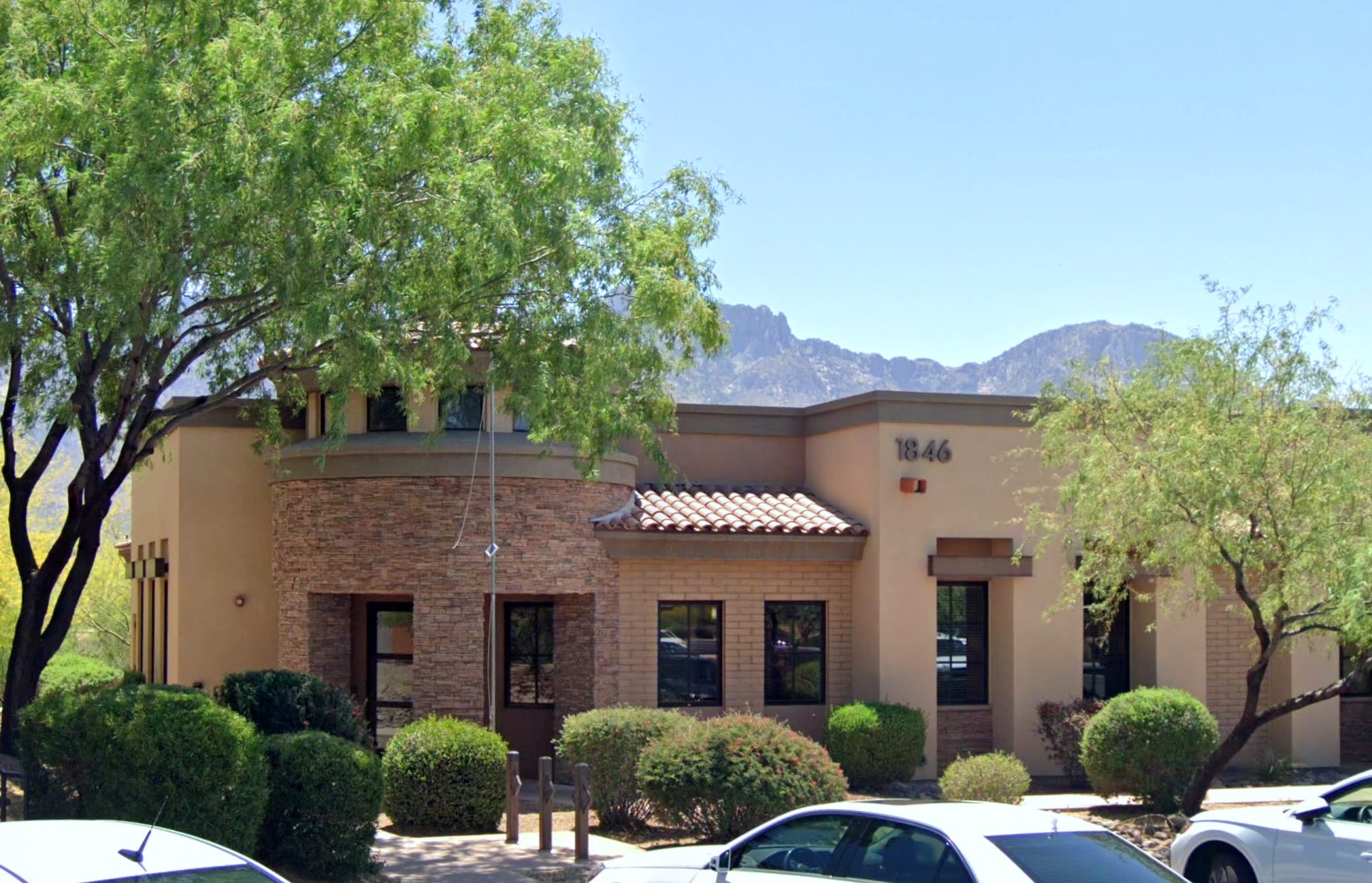 Tucson offices against a mountain backdrop