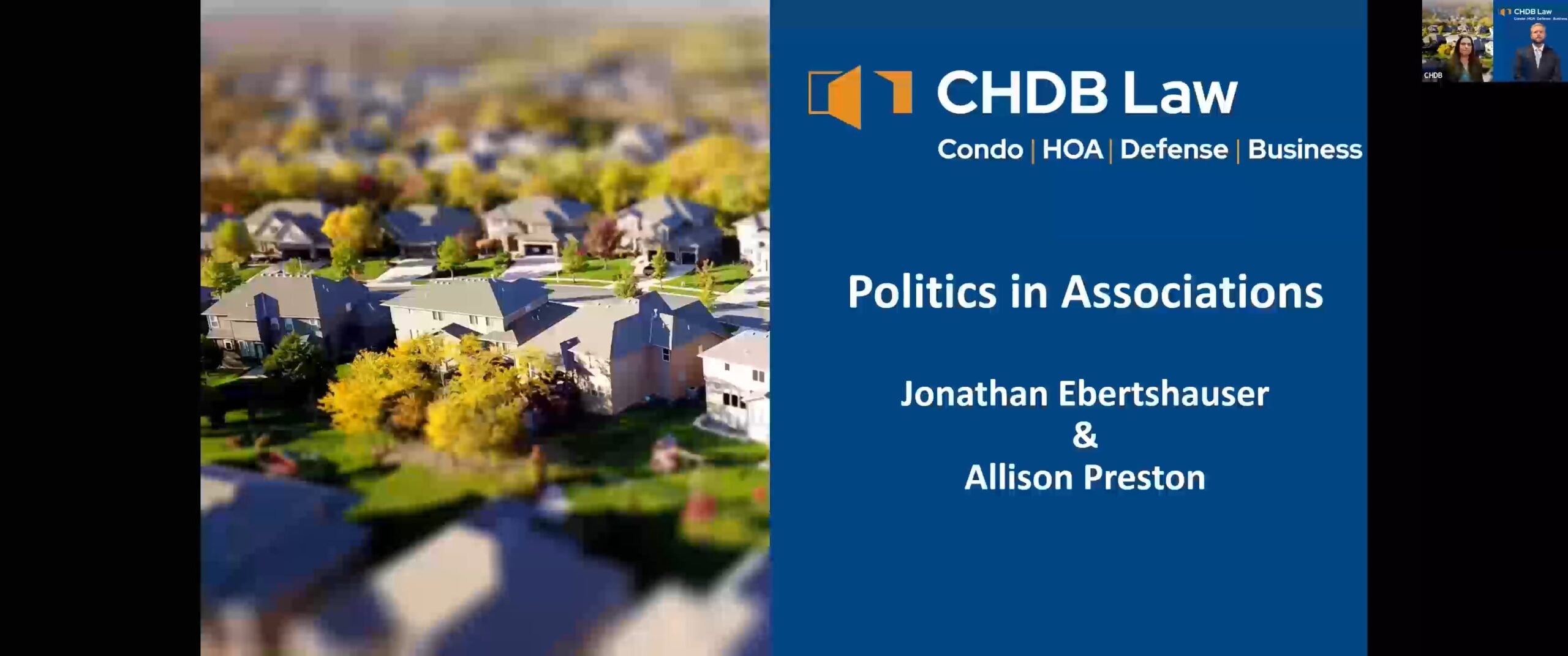 Politics in Associations