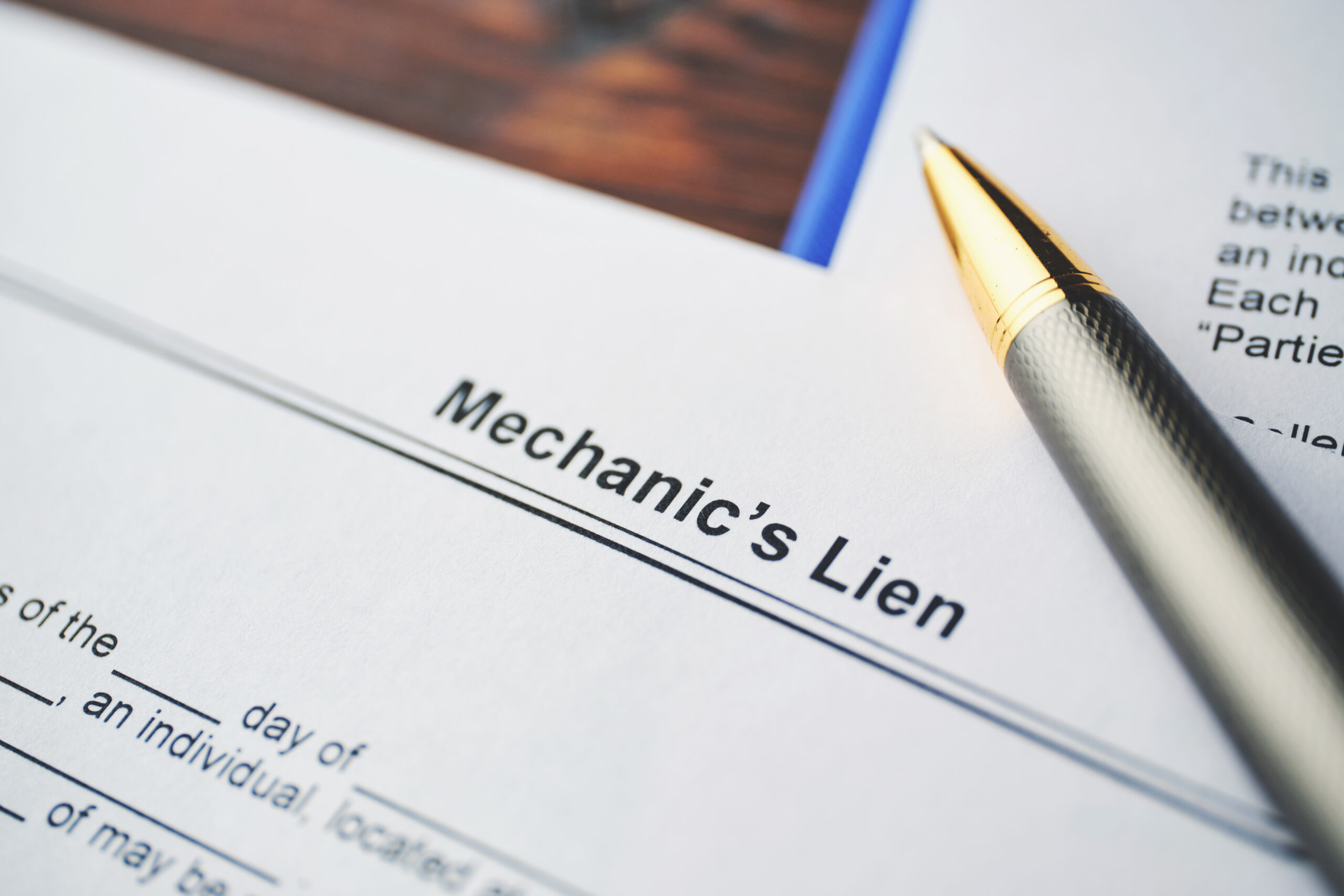 Mechanic's Lien News article