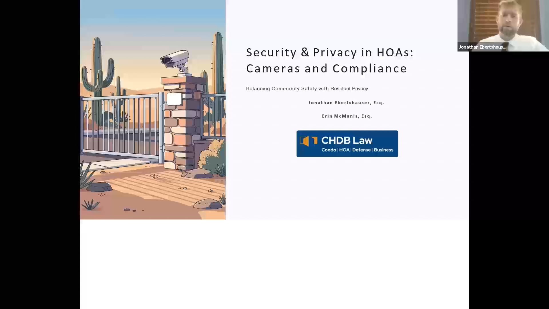 Security & Privacy in HOAs: Cameras and Compliance